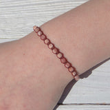 Rhodochrosite Bling Bijou bracelet