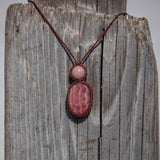 Rhodochrosite & Pink Opal Mystic Duet Necklace