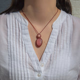 Rhodochrosite & Pink Opal Mystic Duet Necklace