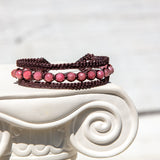 Rhodonite Earthy Embrace bracelet