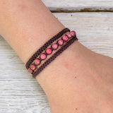 Rhodonite Earthy Embrace bracelet