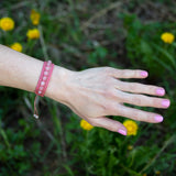 Rose Quartz Earthy Embrace bracelet