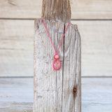 Rose Quartz & Pink Opal Mystic Duet necklace