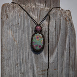 Ruby Fuchsite & Ruby Mystic Duet Necklace