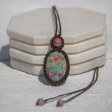 Ruby Fuchsite & Ruby Mystic Duet Necklace