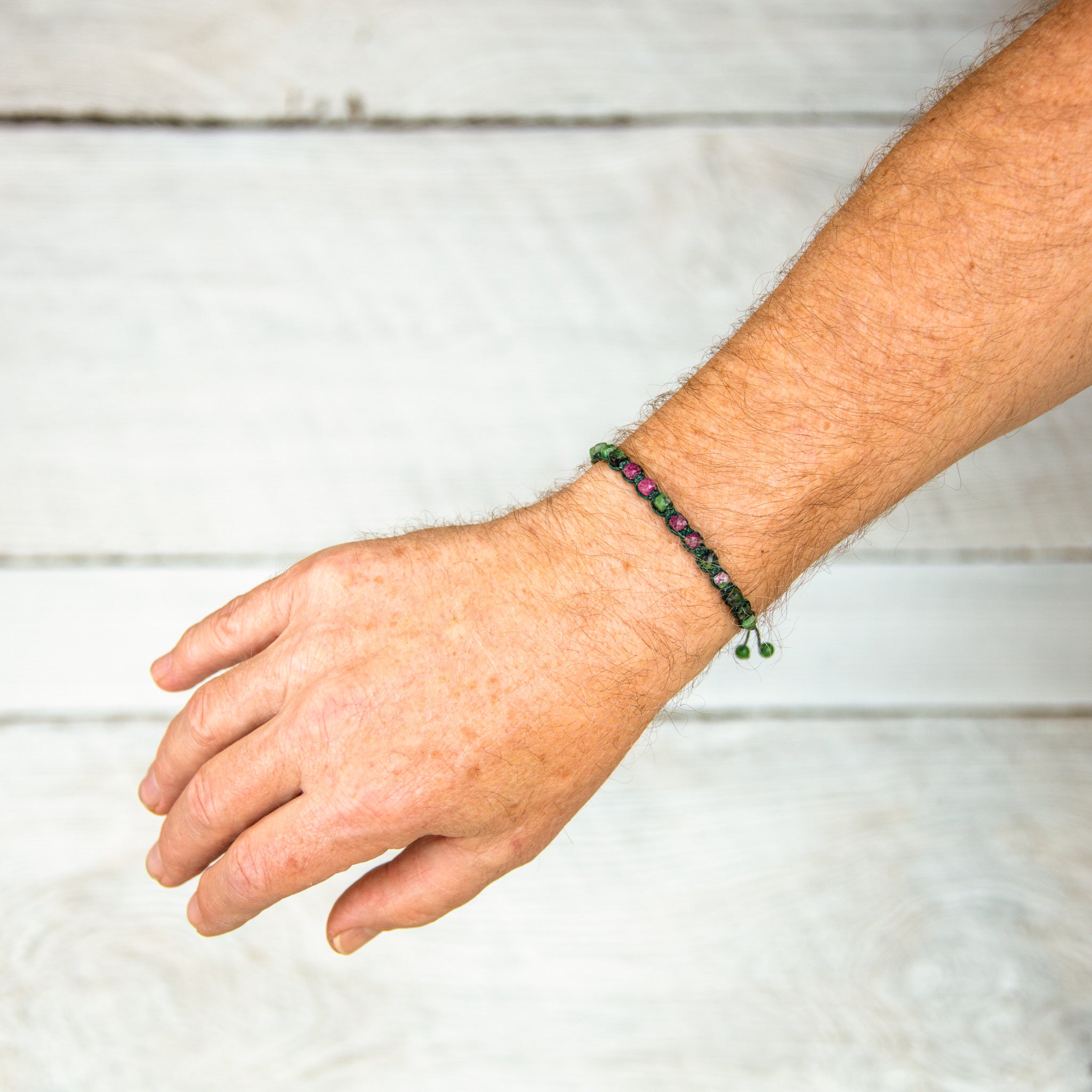 ruby zoisite bling bijou bracelet