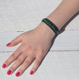 Ruby Zoisite Earthy Embrace bracelet
