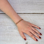 rutilated quartz bling bijou bracelet