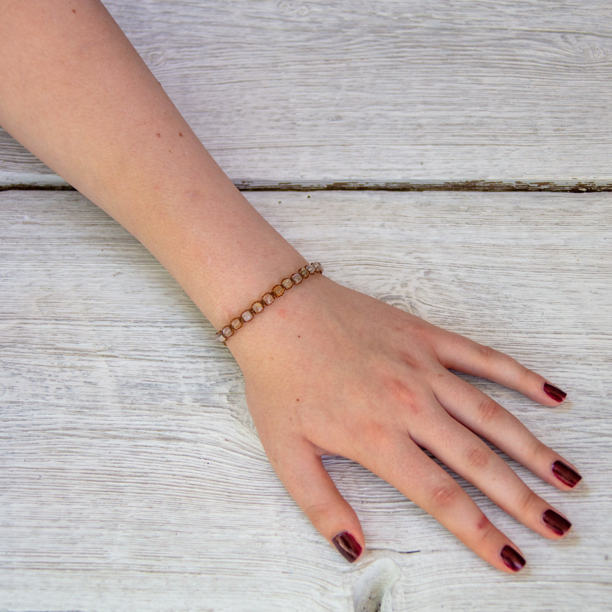 rutilated quartz bling bijou bracelet