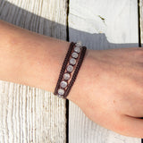 Selenite Earthy Embrace bracelet