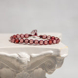 strawberry quartz bling bijou bracelet