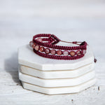 strawberry quartz earthy embrace bracelet
