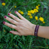 Strawberry Quartz Earthy Embrace bracelet