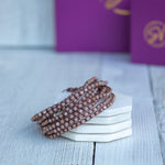 Confetti Sunstone Gemstone Anklet