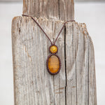tiger eye rutilated quartz mystic duet choker necklace
